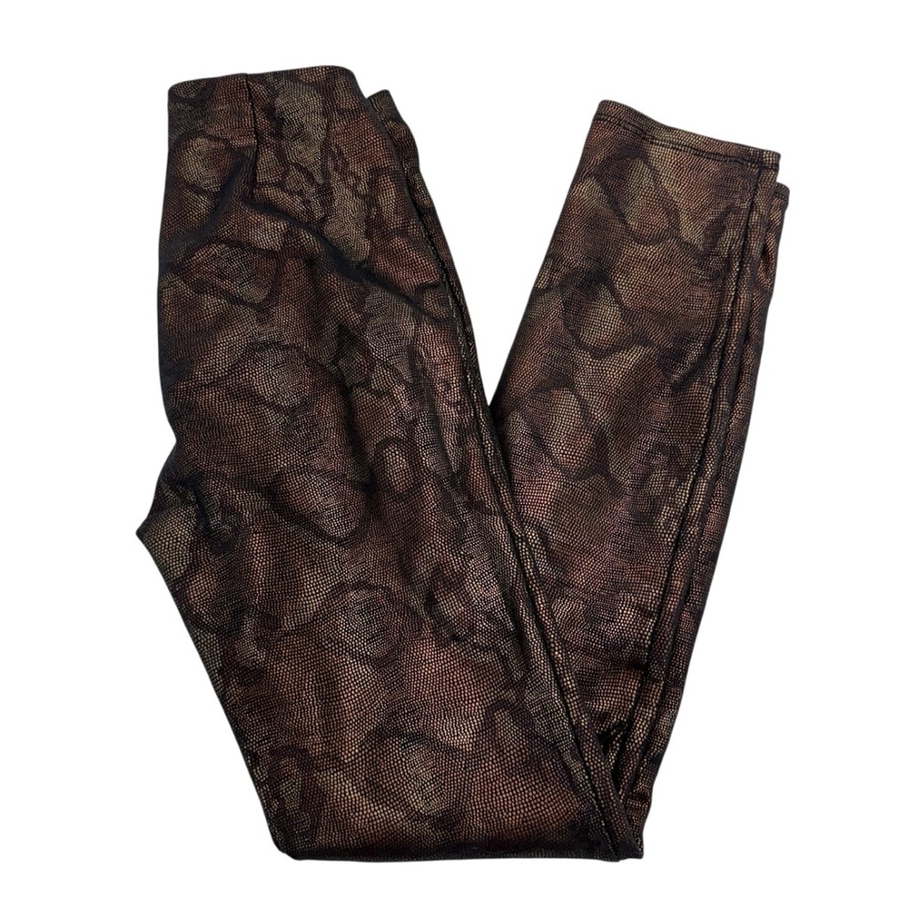 MOTHER High Waisted The Looker 24 Black Snake Skin Pants - Picture 11 of 16